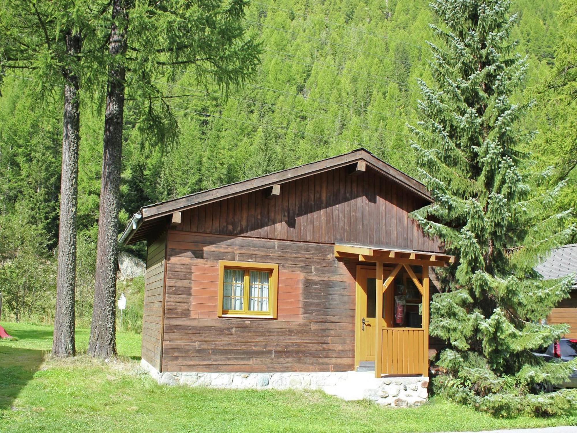 Modern Chalet in Saas-Balen with Garden Buitenkant foto